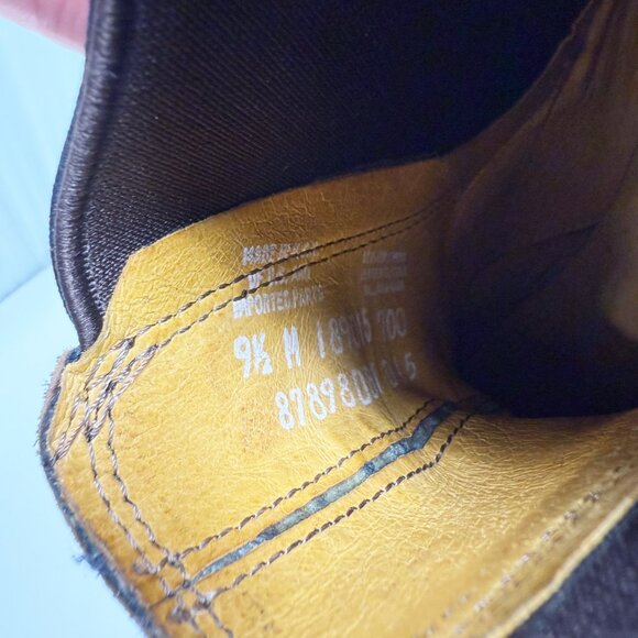 Frye Brown Suede Chelsea Boots Men's US Size 9.5 EUC Pull On Made in USA - Picture 8 of 9